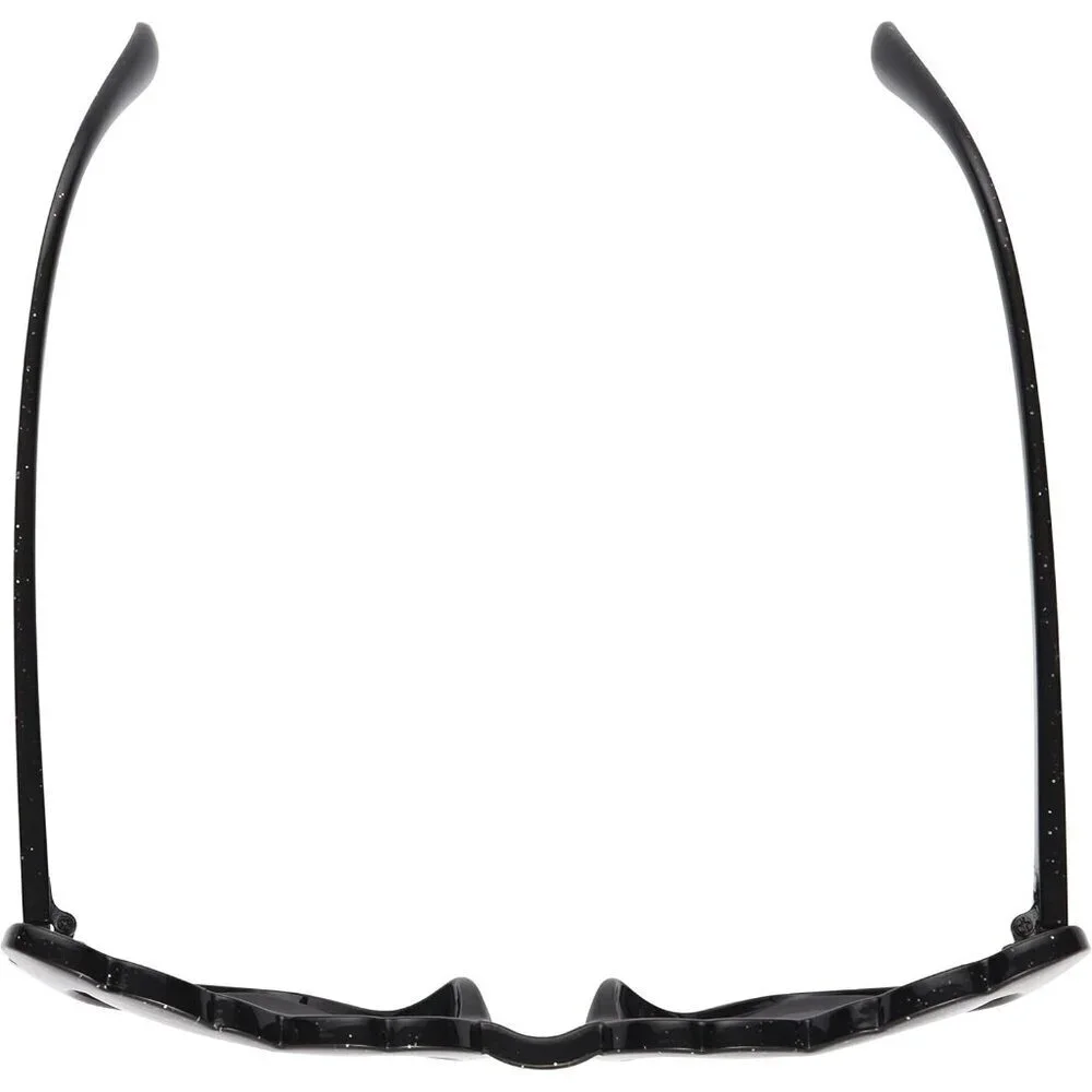 Women's Heartshape Sunglasses Black Glitter Scratch-Resistant UV Protection